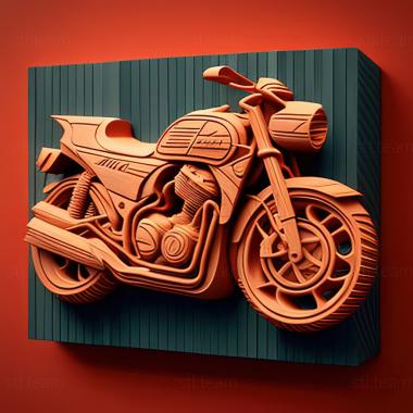 3D модель Хонда CB1300 (STL)